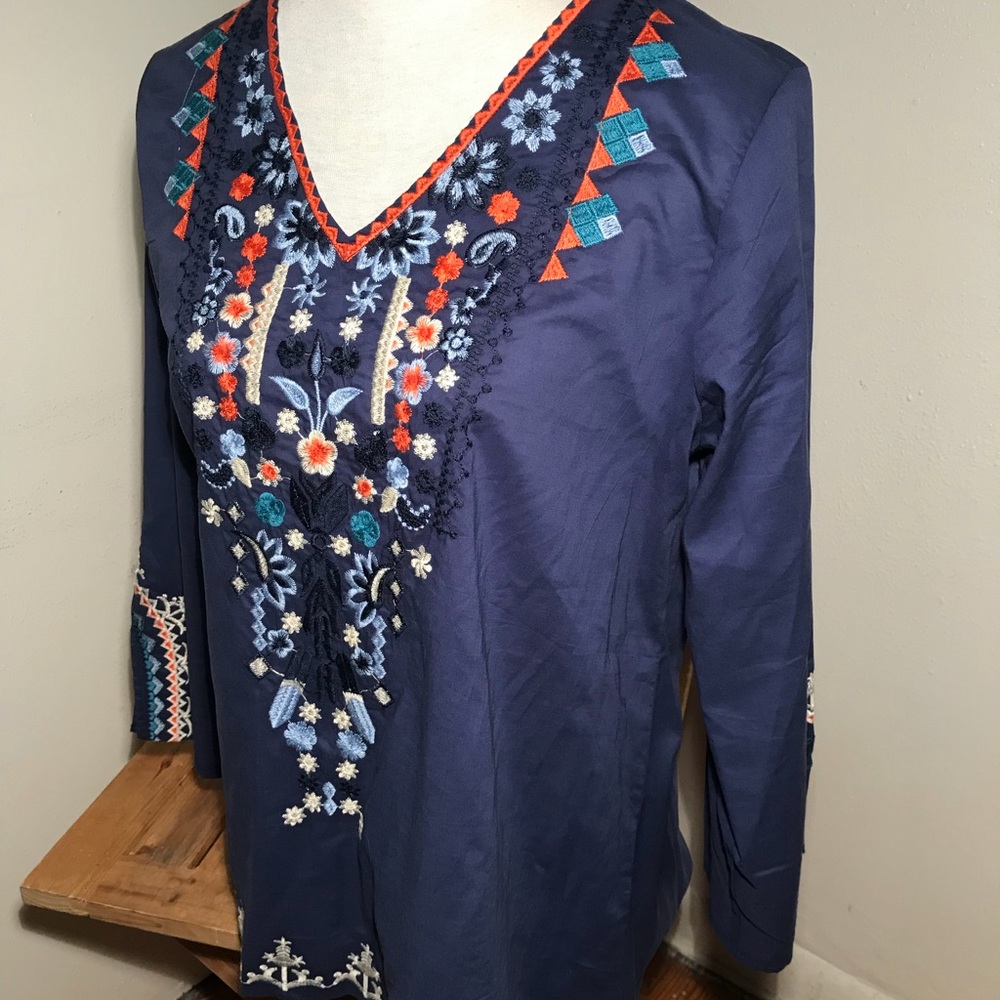 BOHO Peasant Top-One Size - Picture 5 of 9